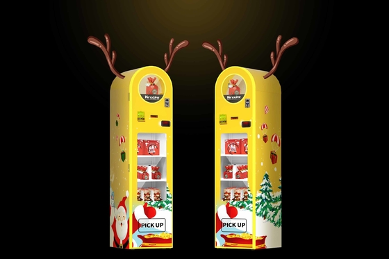110V Hot Box Vending Machine , 1.6m Height Christmas Vending Machine