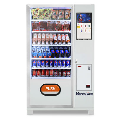 Slim Small Combo Refrigerated  Vending Machine For Sale Snacks Drinks Beverages