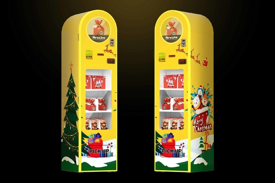 110V Hot Box Vending Machine , 1.6m Height Christmas Vending Machine