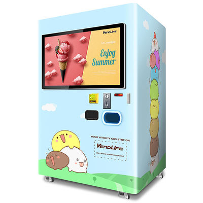 自動アイス クリームの接続される屋外0.85KW 4Gを自動販売機